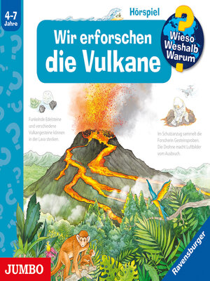 cover image of Wir erforschen die Vulkane